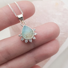 Load image into Gallery viewer, CUSTOM LISTING LISTING Sonya Memories in Threads - &quot;Pine&quot; Pear Pendant CUSTOM ORDER ONLY, CUSTOM MAKE TIMES APPLY.