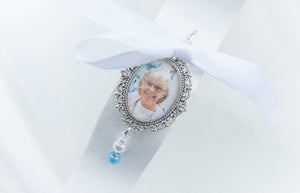 CUSTOM LISTING Rhiannon - "Brindle" Bride Oval Photo Charms and Dangles ACCESSORY CUSTOM ORDER ONLY, CUSTOM MAKE TIMES APPLY.