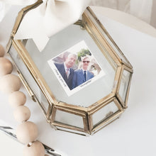 Load image into Gallery viewer, Memory &quot;Wesley&quot; Wedding / Father&#39;s Day Iron On Photo Tie Patch