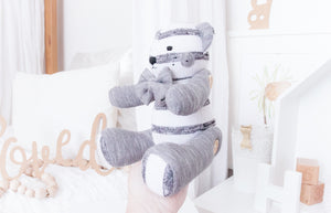 MEMORY BEAR "Biscuit" Memories in Threads Bear Heirloom Cloth Doll