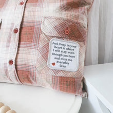 Load image into Gallery viewer, MEMORY PILLOW &quot;Cassidy&quot; Collared Memories in Threads Pillow