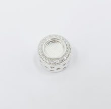 Load image into Gallery viewer, CUSTOM DEPOSIT LISTING Karen C Memories in Threads - &quot;Remy&quot; Round Halo European Charm and &quot;Tia&quot; Teardrop Halo European Charm CUSTOM ORDER ONLY, CUSTOM MAKE TIMES APPLY.
