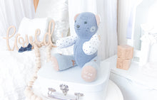 Load image into Gallery viewer, MEMORY BEAR &quot;Biscuit&quot; Memories in Threads Bear Heirloom Cloth Doll