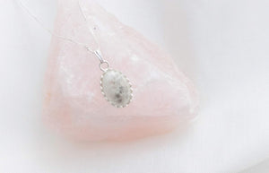CUSTOM LISTING Tamika Memories in Threads - "Ophelia" Oval Royal Crown Cabochon Pendant CUSTOM ORDER ONLY, CUSTOM MAKE TIMES APPLY.