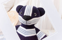Load image into Gallery viewer, MEMORY BEAR "Tiyra" Memories in Threads Bear Heirloom Cloth Doll