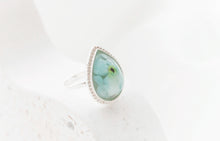 Load image into Gallery viewer, CUSTOM 50% BALANCE LISTING Jo Memories in Threads - "Taylor" Teardrop Bezel Ring CUSTOM ORDER ONLY, CUSTOM MAKE TIMES APPLY.