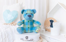 Load image into Gallery viewer, CUSTOM BALANCE LISTING Kirsten - Classic "Benson" Teddy Bear Memory Cloth Heirloom Doll DECOR CUSTOM ORDER ONLY, CUSTOM MAKE TIMES APPLY.