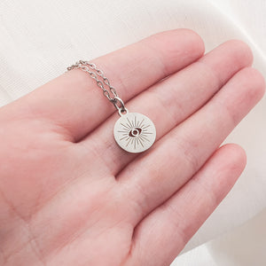 MEMORY "Evrah" Evil Eye Pendant and Necklace
