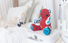 Load image into Gallery viewer, MEMORY BEAR &quot;Biscuit&quot; Memories in Threads Bear Heirloom Cloth Doll