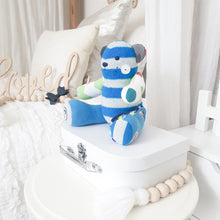 Load image into Gallery viewer, MEMORY BEAR &quot;Biscuit&quot; Memories in Threads Bear Heirloom Cloth Doll