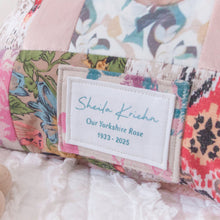 Load image into Gallery viewer, MEMORY PILLOW &quot;Quigly&quot; Quilted Memories in Threads Pillow
