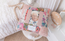 Load image into Gallery viewer, MEMORY PILLOW &quot;Quigly&quot; Quilted Memories in Threads Pillow