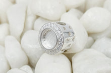 Load image into Gallery viewer, CUSTOM DEPOSIT LISTING Karen C Memories in Threads - &quot;Remy&quot; Round Halo European Charm and &quot;Tia&quot; Teardrop Halo European Charm CUSTOM ORDER ONLY, CUSTOM MAKE TIMES APPLY.