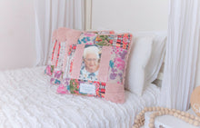 Load image into Gallery viewer, MEMORY PILLOW &quot;Quigly&quot; Quilted Memories in Threads Pillow