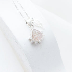 CUSTOM LISTING LISTING Sonya Memories in Threads - "Pine" Pear Pendant CUSTOM ORDER ONLY, CUSTOM MAKE TIMES APPLY.