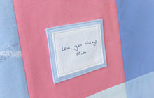 Load image into Gallery viewer, CUSTOM LISTING FOR MAEVE - MEMORY QUILT - CUSTOM ORDER ONLY for Memories in Threads - "Winter" Window Pane Panel Keepsake Quilt