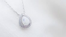 Load image into Gallery viewer, CUSTOM LISTING Jenni - &quot;Peaches&quot; Pear Pendant CUSTOM ORDER ONLY, CUSTOM MAKE TIMES APPLY.