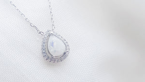 CUSTOM LISTING Jenni - "Peaches" Pear Pendant CUSTOM ORDER ONLY, CUSTOM MAKE TIMES APPLY.
