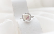 Load image into Gallery viewer, CUSTOM LISTING Emily Memories in Threads -  &quot;Harkness&quot; Halo Cushion Cut Ring and Oval Ostaria Ring with PBM CUSTOM ORDER ONLY, CUSTOM MAKE TIMES APPLY.