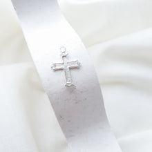 Load image into Gallery viewer, KEEPSAKE WEDDING ADD ON TO &quot;Brindle&quot; Bridal Charm - CROSS OR AISLE CHARM
