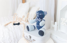 Load image into Gallery viewer, MEMORY BEAR &quot;Biscuit&quot; Memories in Threads Bear Heirloom Cloth Doll