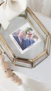 Memory "Wesley" Wedding / Father's Day Iron On Photo Tie Patch