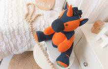 Load image into Gallery viewer, CUSTOM LISTING 50% BALANCE LISTING Aleshea  - Classic "Pip" the Pup / "Usha" the Unicorn / "Dusty" the Dragon Memory Cloth Heirloom Doll DECOR CUSTOM ORDER ONLY, CUSTOM MAKE TIMES APPLY.