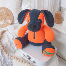 Load image into Gallery viewer, CUSTOM LISTING 50% BALANCE LISTING Aleshea  - Classic "Pip" the Pup / "Usha" the Unicorn / "Dusty" the Dragon Memory Cloth Heirloom Doll DECOR CUSTOM ORDER ONLY, CUSTOM MAKE TIMES APPLY.