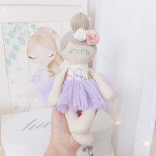 Load image into Gallery viewer, CUSTOM LISTING Talitha - Classic Ballerina Memory Cloth Doll CUSTOM ORDER ONLY, CUSTOM MAKE TIMES APPLY.