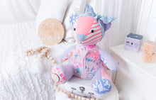 Load image into Gallery viewer, MEMORY BEAR "Tiyra" Memories in Threads Bear Heirloom Cloth Doll
