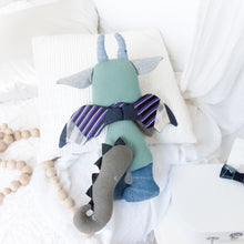 Load image into Gallery viewer, MEMORY DOLL "Dusty" Memories in Threads Dragon Heirloom Cloth Animal