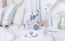 Load image into Gallery viewer, CUSTOM LISTING Jessica S - Classic &quot;Biscuit&quot; Teddy Bear Memory Cloth Heirloom Dolls DECOR CUSTOM ORDER ONLY, CUSTOM MAKE TIMES APPLY.)
