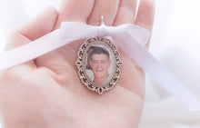 Load image into Gallery viewer, CUSTOM LISTING Kodie - &quot;Brindle&quot; Bride Oval Photo Charm Dangle ACCESSORY CUSTOM ORDER ONLY, CUSTOM MAKE TIMES APPLY.