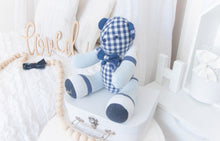 Load image into Gallery viewer, MEMORY BEAR &quot;Biscuit&quot; Memories in Threads Bear Heirloom Cloth Doll