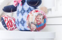 Load image into Gallery viewer, CUSTOM LISTING Angela - Classic "Benson" Teddy Bear Memory Cloth Heirloom Doll DECOR CUSTOM ORDER ONLY, CUSTOM MAKE TIMES APPLY)