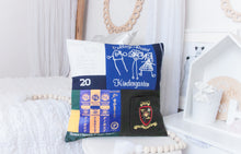 Load image into Gallery viewer, MEMORY PILLOW &quot;Quigly&quot; Quilted Memories in Threads Pillow