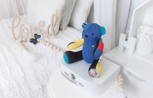 Load image into Gallery viewer, MEMORY BEAR &quot;Biscuit&quot; Memories in Threads Bear Heirloom Cloth Doll