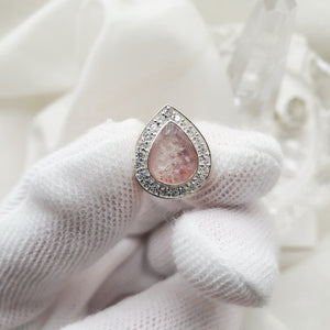 CUSTOM BALANCE LISTING Karen C Memories in Threads - "Remy" Round Halo European Charm and "Tia" Teardrop Halo European Charm CUSTOM ORDER ONLY, CUSTOM MAKE TIMES APPLY.
