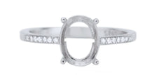 Load image into Gallery viewer, CUSTOM LISTING Emily Memories in Threads -  &quot;Harkness&quot; Halo Cushion Cut Ring and Oval Ostaria Ring with PBM CUSTOM ORDER ONLY, CUSTOM MAKE TIMES APPLY.