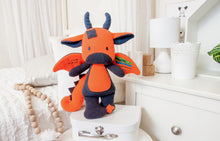 Load image into Gallery viewer, CUSTOM LISTING 50% BALANCE LISTING Aleshea  - Classic "Pip" the Pup / "Usha" the Unicorn / "Dusty" the Dragon Memory Cloth Heirloom Doll DECOR CUSTOM ORDER ONLY, CUSTOM MAKE TIMES APPLY.