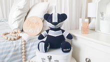 Load image into Gallery viewer, CUSTOM LISTING Tiyra - Classic "Tiyra" Teddy Bear Memory Cloth Heirloom Doll DECOR CUSTOM ORDER ONLY, CUSTOM MAKE TIMES APPLY)