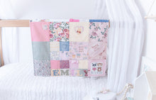 Load image into Gallery viewer, CUSTOM LISTING FOR LAURA W - CUSTOM ORDER ONLY for Memories in Threads - &quot;Sammy&quot; Square Panel Quilt