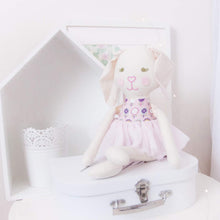 Load image into Gallery viewer, CUSTOM LISTING Emma - Classic "Bunny" Memory Cloth Heirloom Doll DECOR CUSTOM ORDER ONLY, CUSTOM MAKE TIMES APPLY)