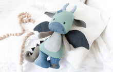Load image into Gallery viewer, CUSTOM LISTING 50% DEPOSIT LISTING Aleshea  - Classic "Pip" the Pup / "Usha" the Unicorn / "Dusty" the Dragon Memory Cloth Heirloom Doll DECOR CUSTOM ORDER ONLY, CUSTOM MAKE TIMES APPLY.