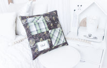 Load image into Gallery viewer, CUSTOM LISTING FOR LEONI DEPOSIT 50% - CUSTOM ORDER ONLY for Memories in Threads - &quot;Quincy&quot; Quilted Memory Pillow Custom Design