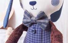 Load image into Gallery viewer, CUSTOM LISTING Emma - Classic "Bunny" Memory Cloth Heirloom Doll DECOR CUSTOM ORDER ONLY, CUSTOM MAKE TIMES APPLY)