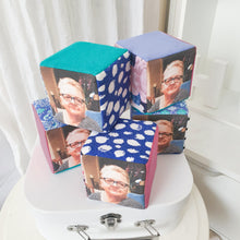 Load image into Gallery viewer, CUSTOM LISTING FOR SAMANTHA S - CUSTOM ORDER ONLY for Memories in Threads - "Memory Cube" Keepsakes