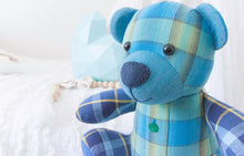 Load image into Gallery viewer, MEMORY BEAR &quot;Benson&quot; Memories in Threads Bear Heirloom Cloth Doll