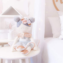 Load image into Gallery viewer, &quot;Luxe&quot; Modern Heirloom Cloth Doll Ballerina - Missy Marble