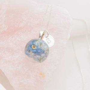 "Forget Me Not" in Memory of Someone Special Pendant